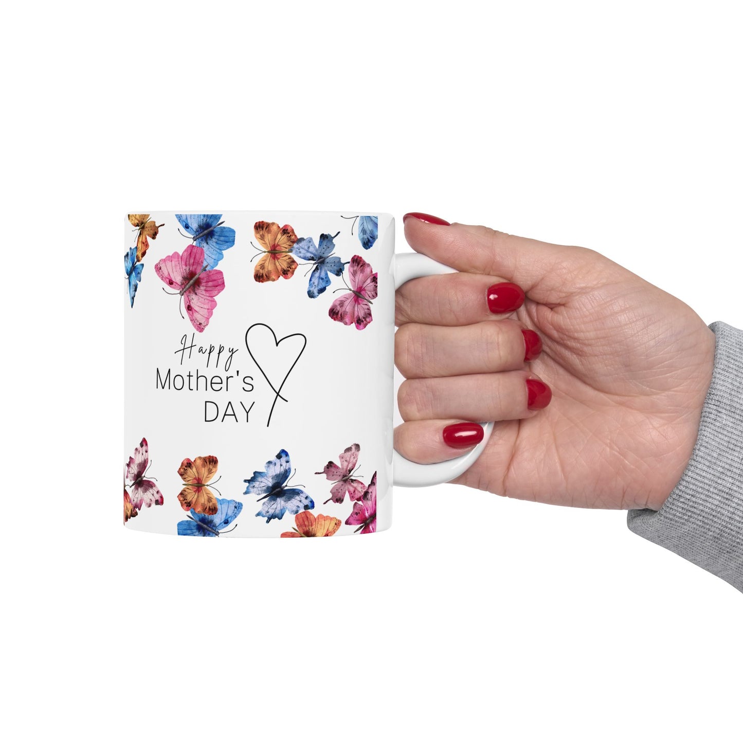Mother's Day Mug - Happy Mother's Day Butterflies