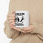 Humor Mug - Problem Solved - Girl Kicks Boy