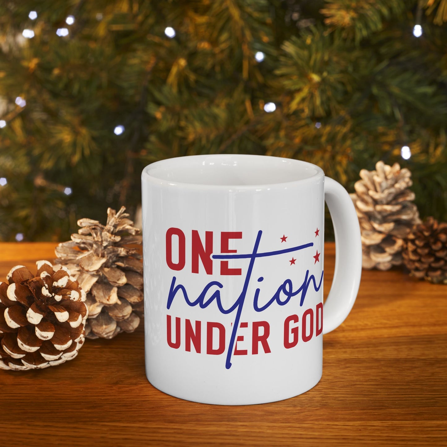 4th of July Mug - One Nation Under God Patriotic