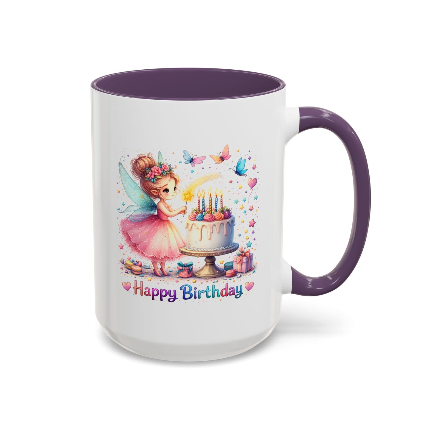 Birthday Mug - Fairy Butterflies