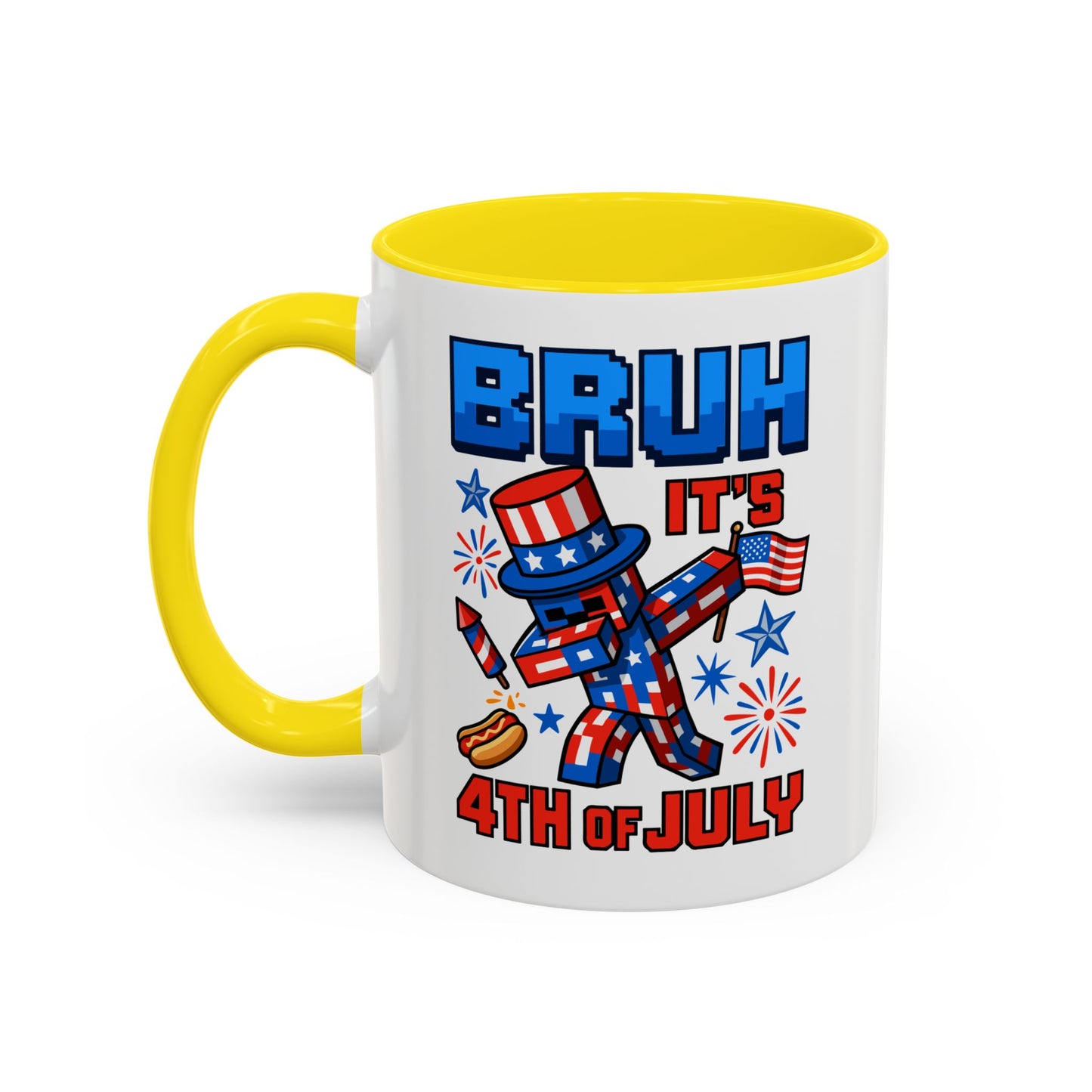 4th of July Mug - Bruh It's 4th of July