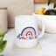 4th of July Mug - America Patriotic Rainbow