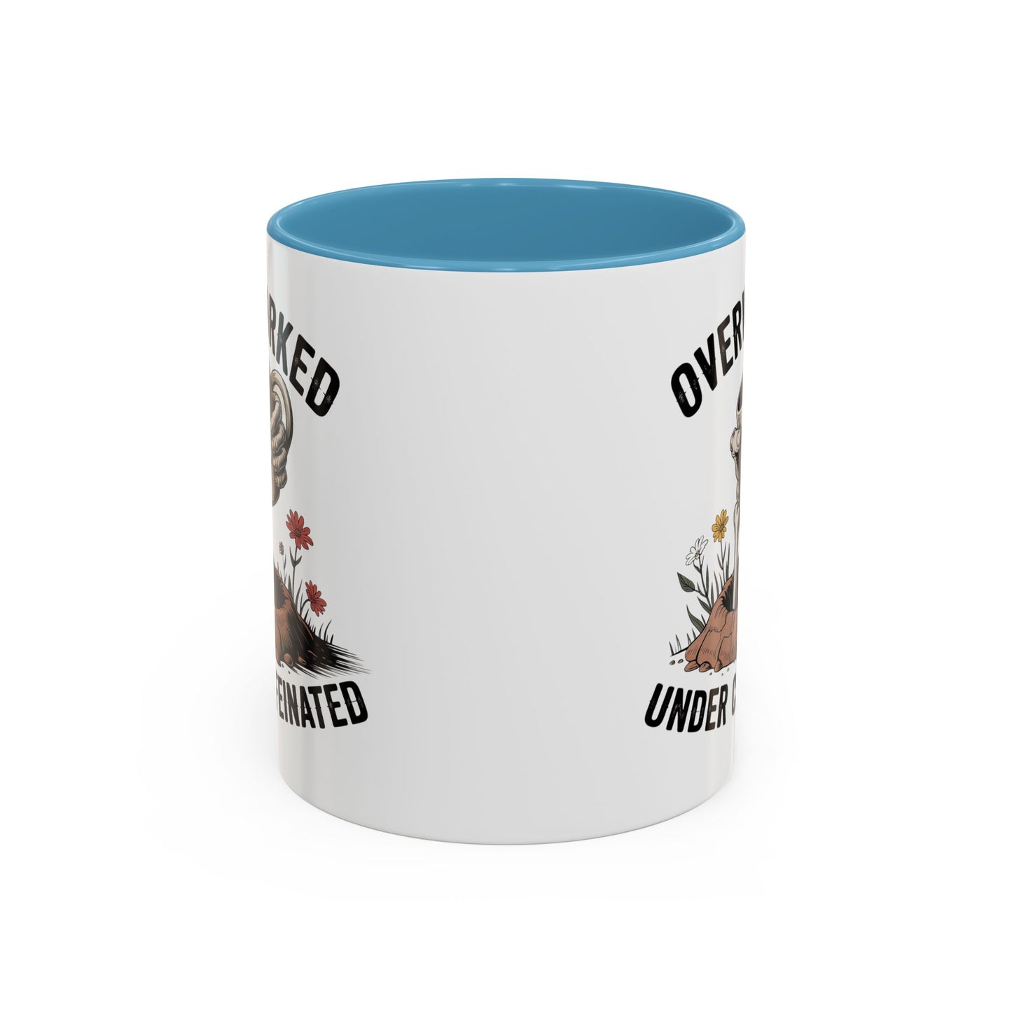 Humor Mug - Overworked and Under Caffeinated