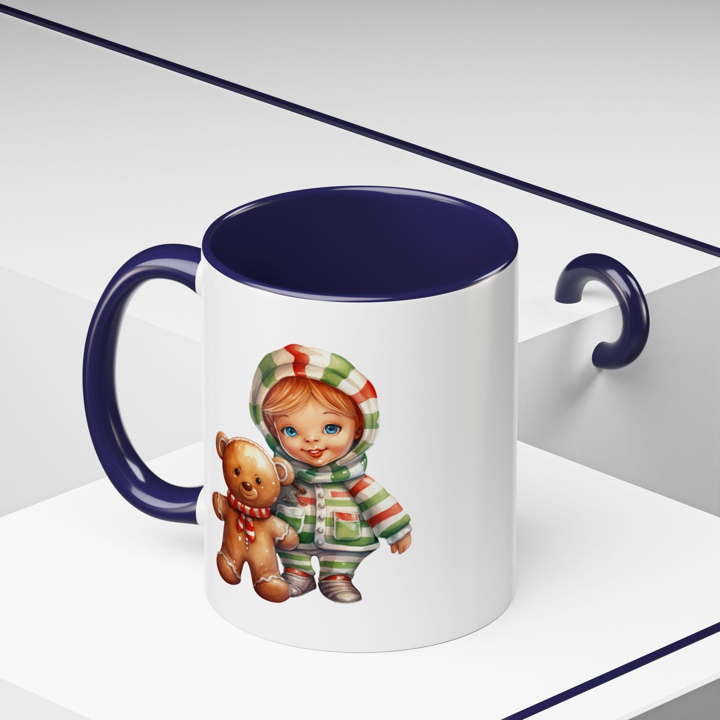 Christmas Mug - Gingerbread Man & Girl