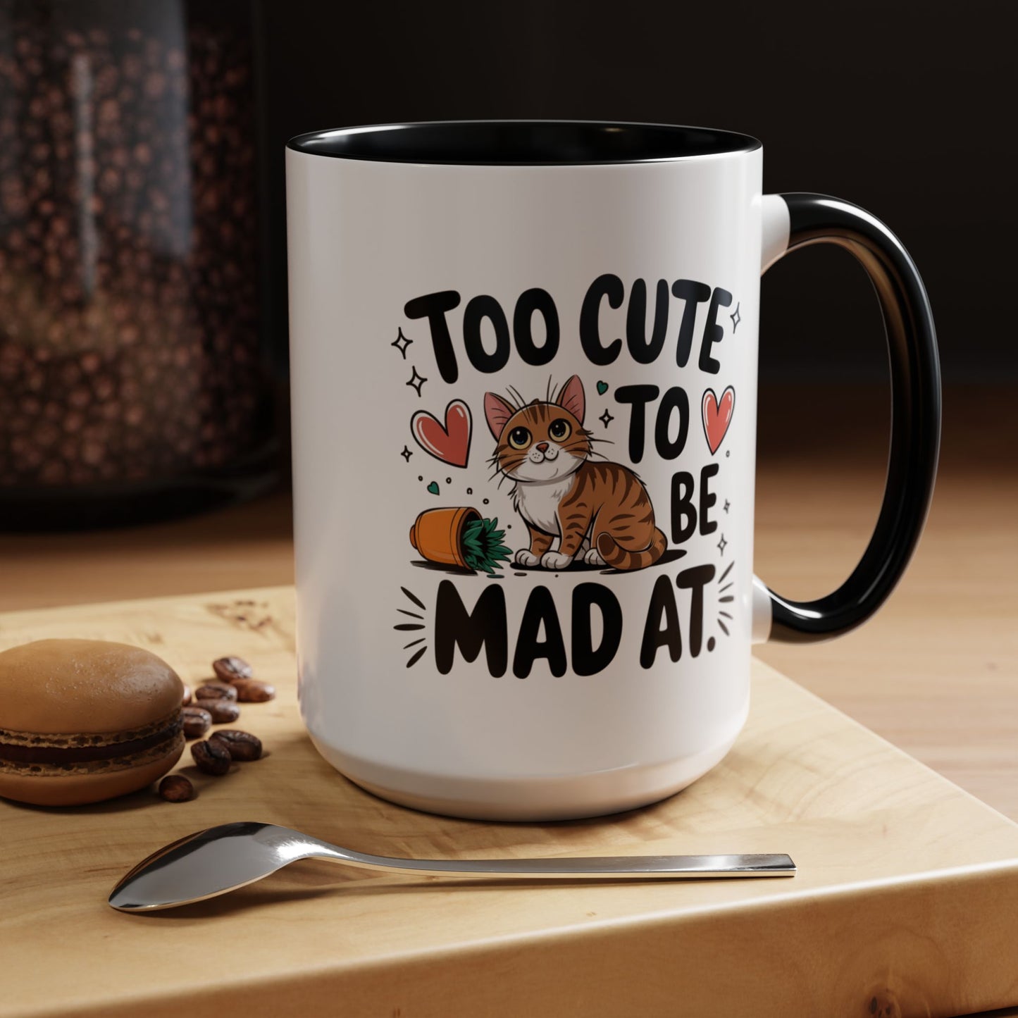 Animal Mug - Too Cute To Be Mad At