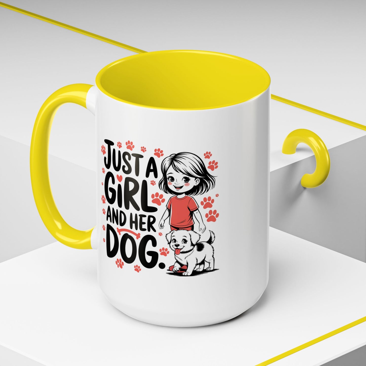 Animal Mug - Just a Girl and Her Dog