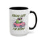 Humor Mug - Frog Off I'm Busy