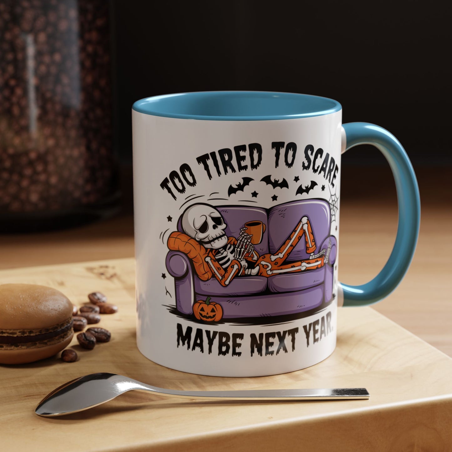 Halloween Mug - Too Tired To Scare