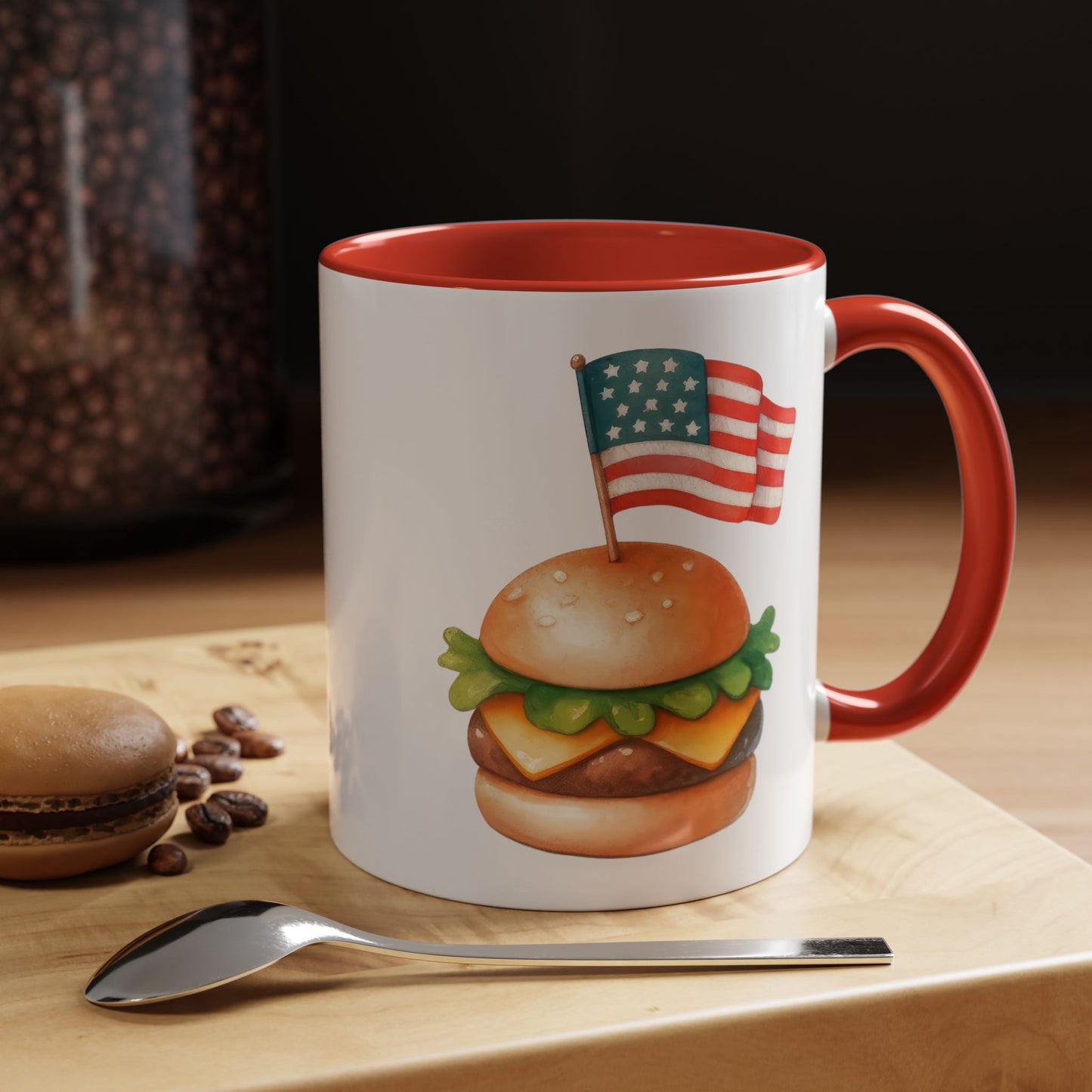 4th of July - Burger Flag