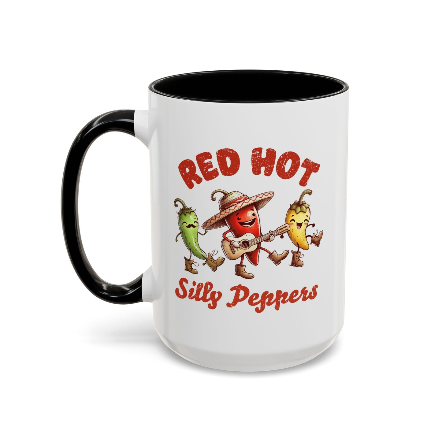 Humor Mug - Red Hot Silly Peppers