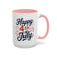 4th of July Mug - Happy 4th of July Fireworks