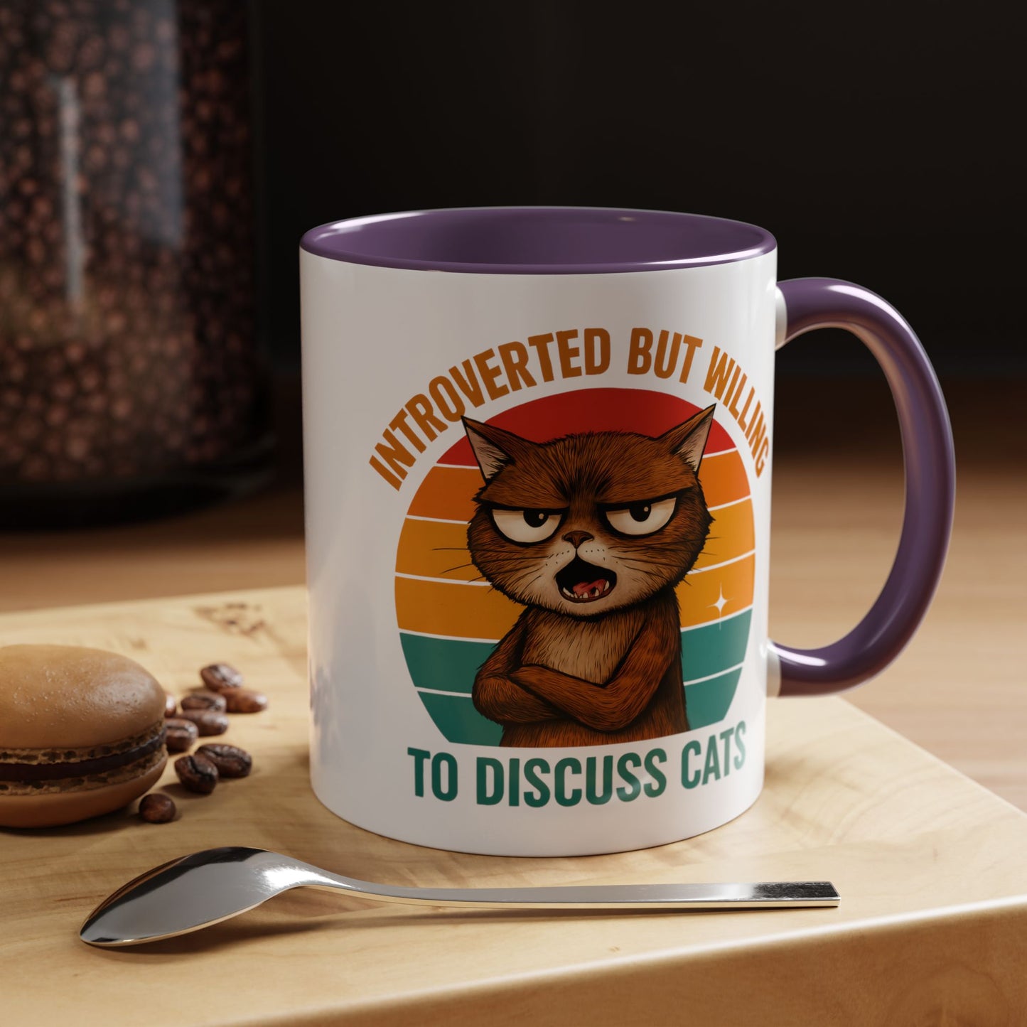 Animal Mug - Introverted But Willing To Discuss Cats