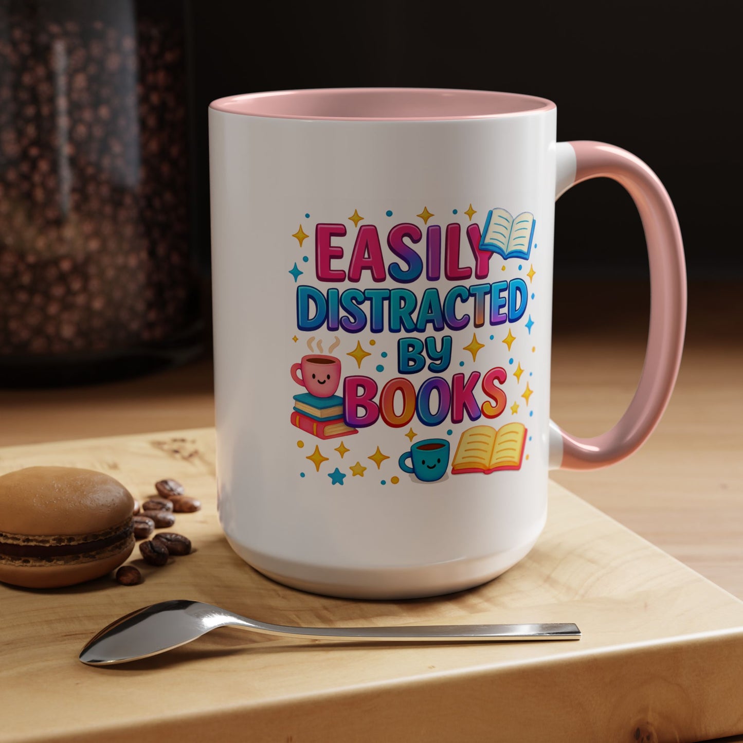 Humor Mug - Easily Distracted By Books