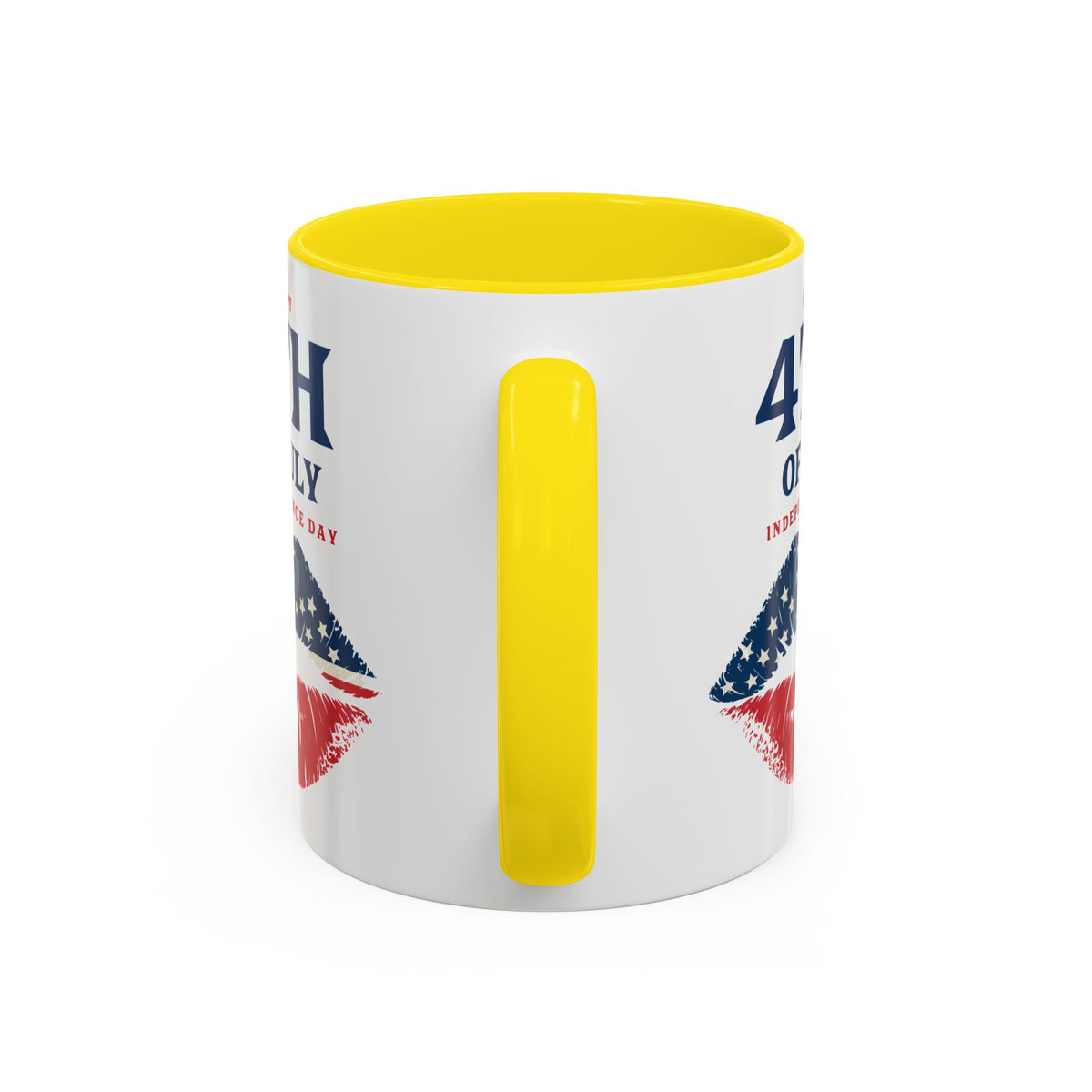 4th of July Mug - Happy 4th of July Flag Lips