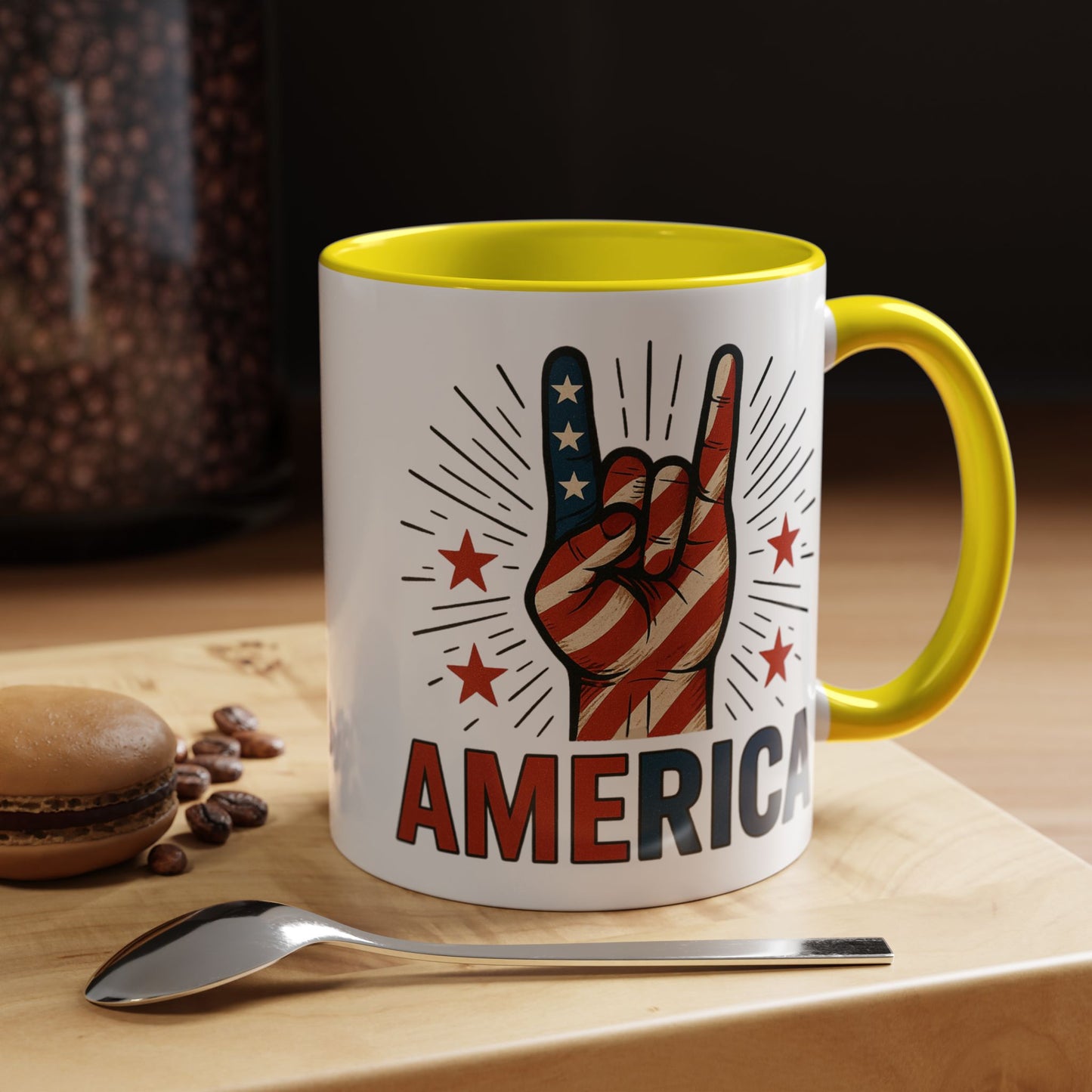 4th of July Mug - America Rock On