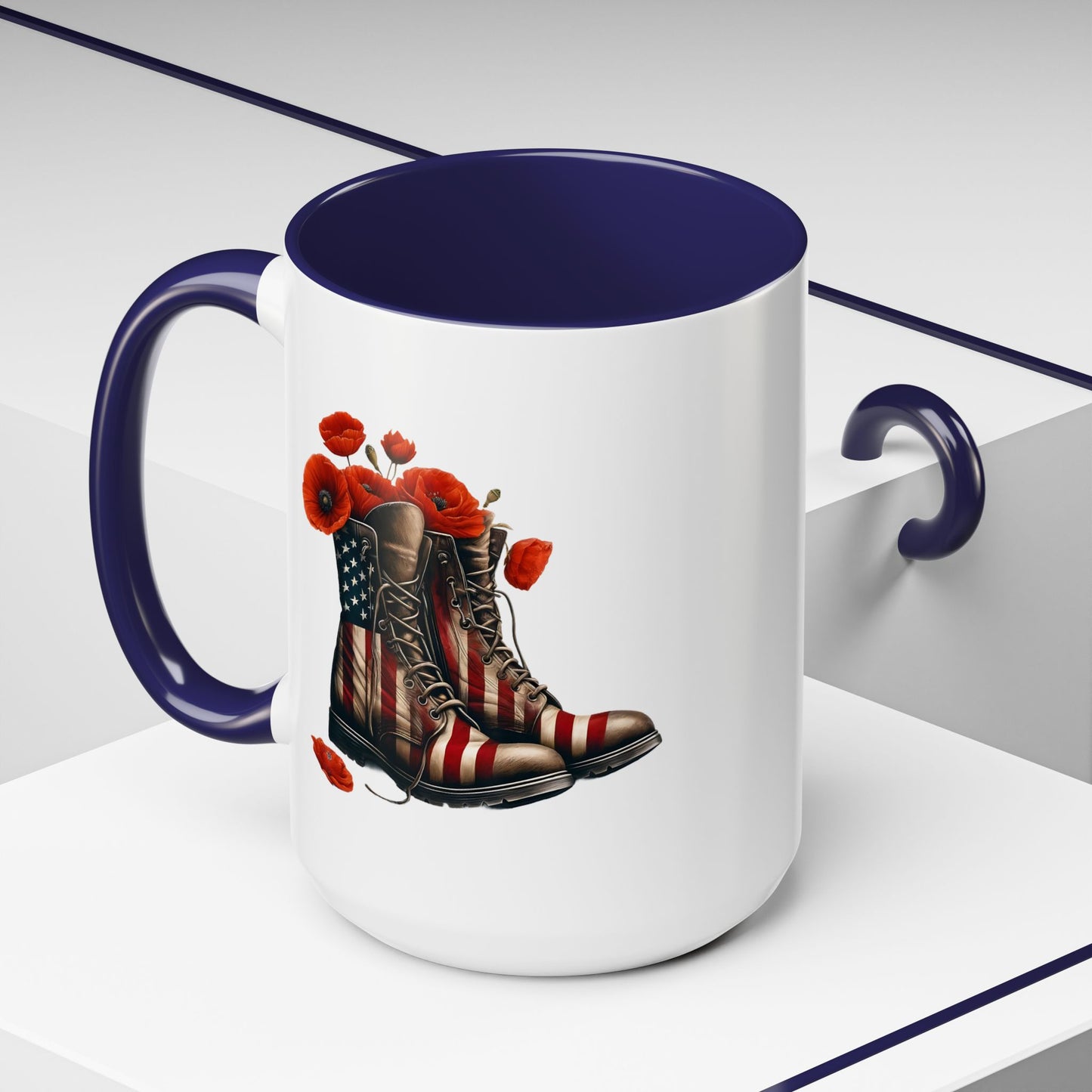 4th of July Mug - Fallen Soldier Boots