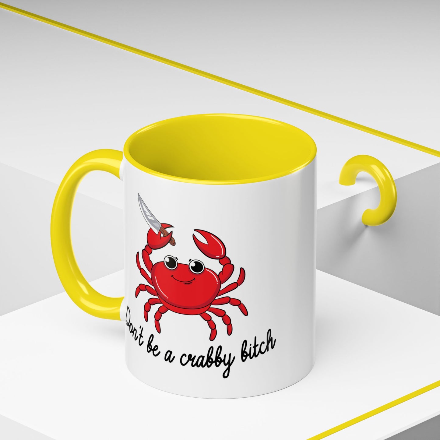 Adult Mug - Don't Be A Crabby Bitch