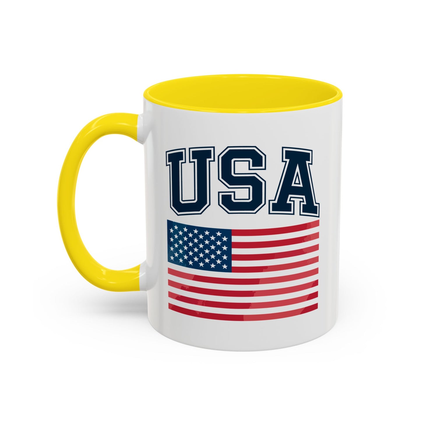 4th of July Mug - USA & Flag