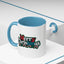 Christmas Mug - Merry Christmas White Red & Blue Text