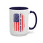 4th of July Mug - Happy Birthday America Flag