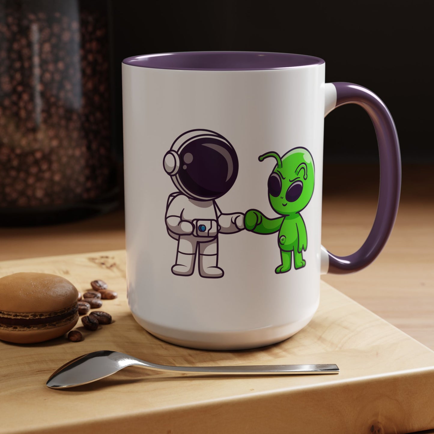 Alien Mug - Astronaut Alien Fist Pump