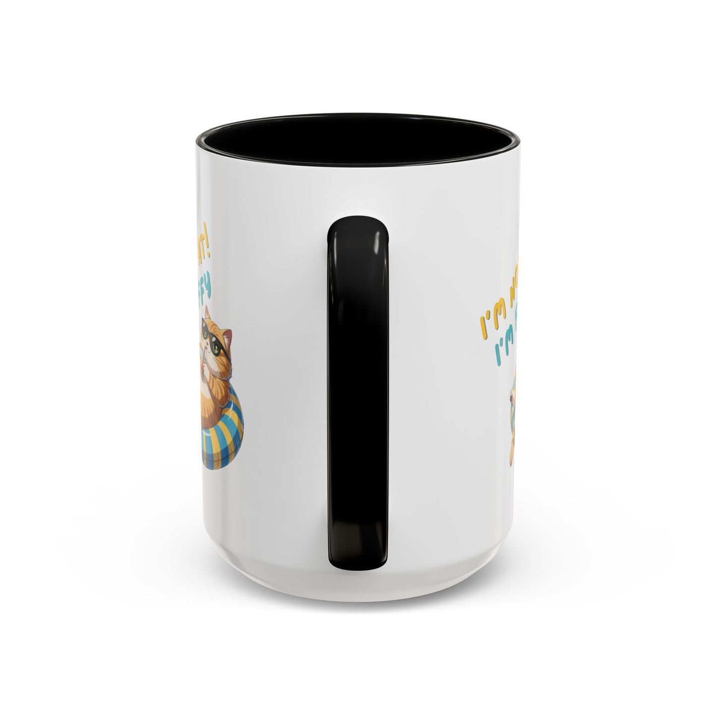 Humor Mug - I'm Not Fat I'm Just Fluffy Cat
