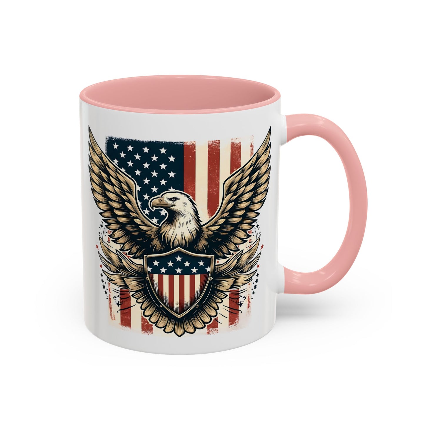 4th of July Mug - American Bald Eagle Flag 9