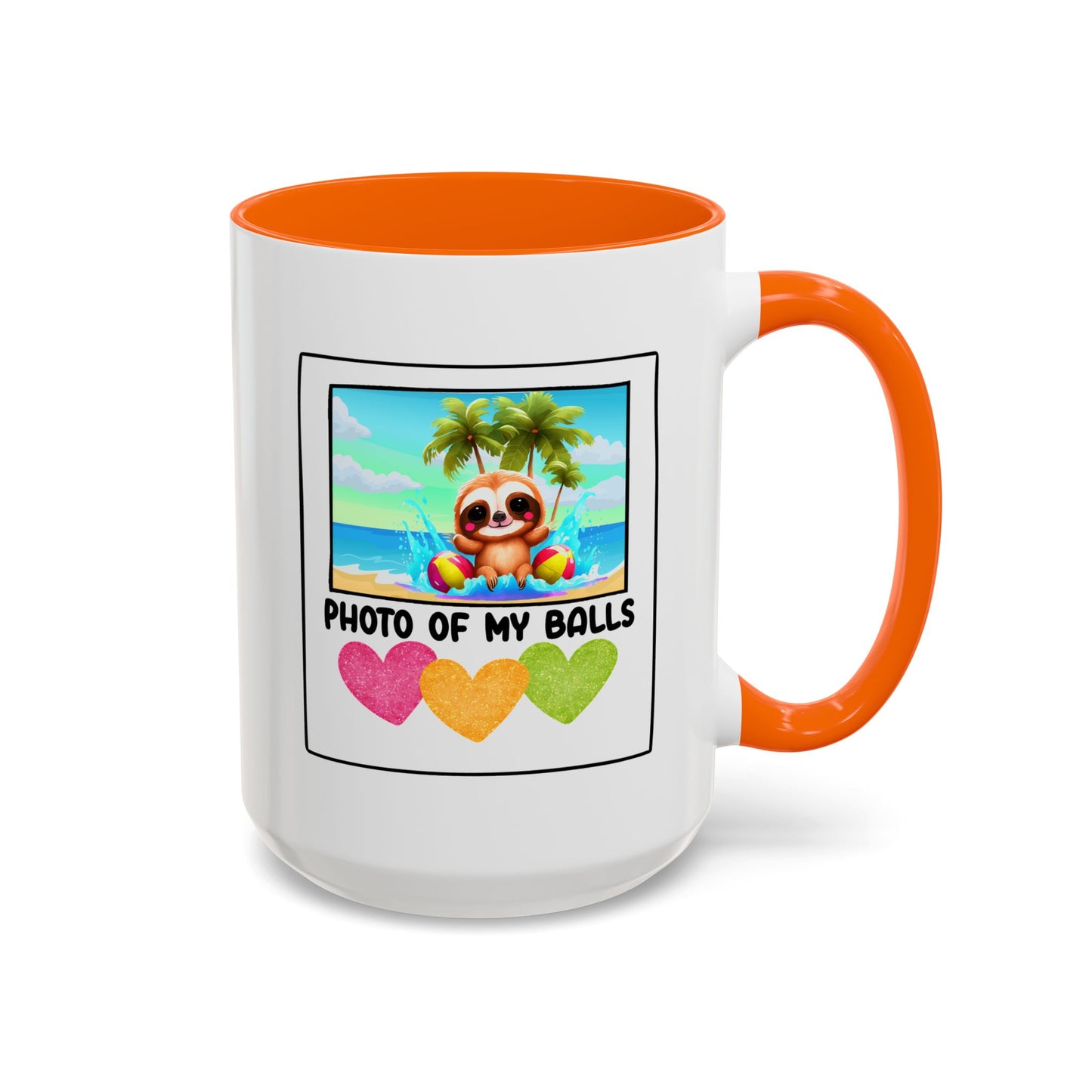 Adult Mug - Photo of My Balls