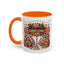 Christmas Mug - Candy Cane Lane White Text Ornaments Candy
