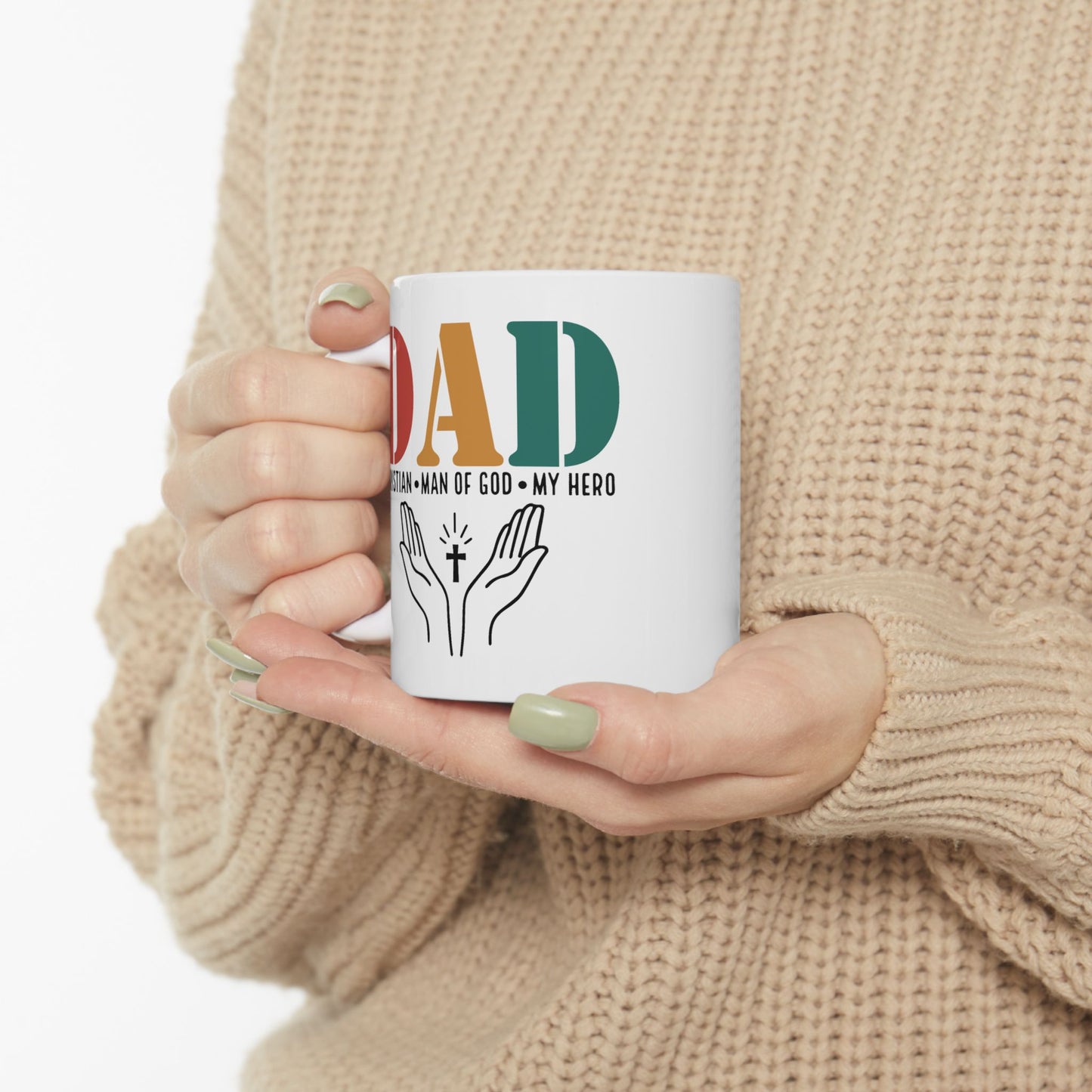 Father's Day Mug - Dad Man Of God