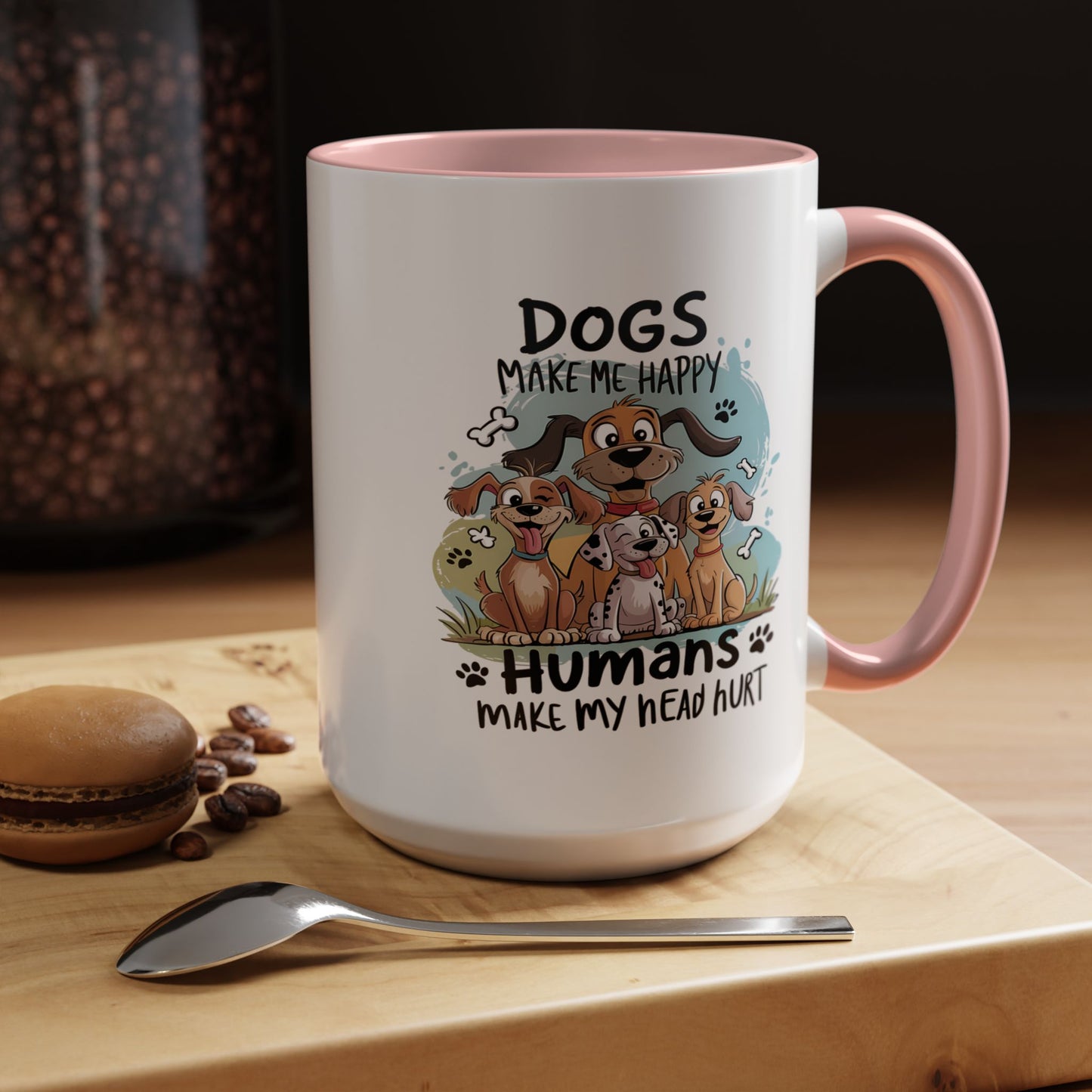 Animal Mug - Dogs Make Me Happy