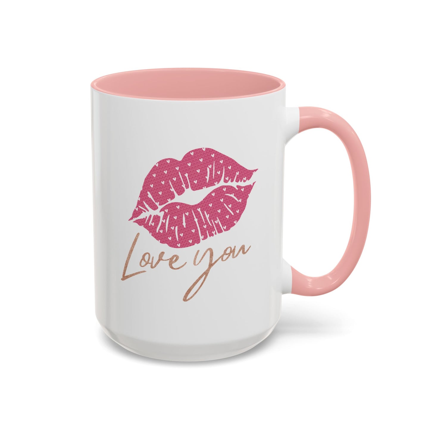 Valentine's Day Mug - Love You Lips Kiss