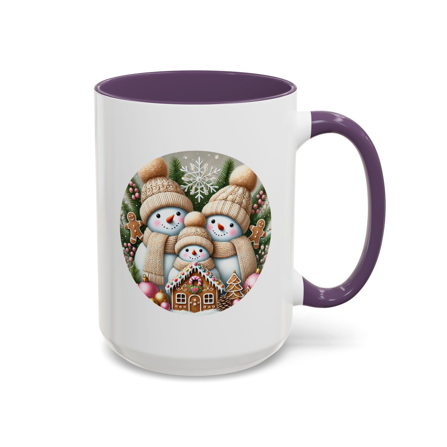 Christmas Mug - Gingerbread Snowman Family