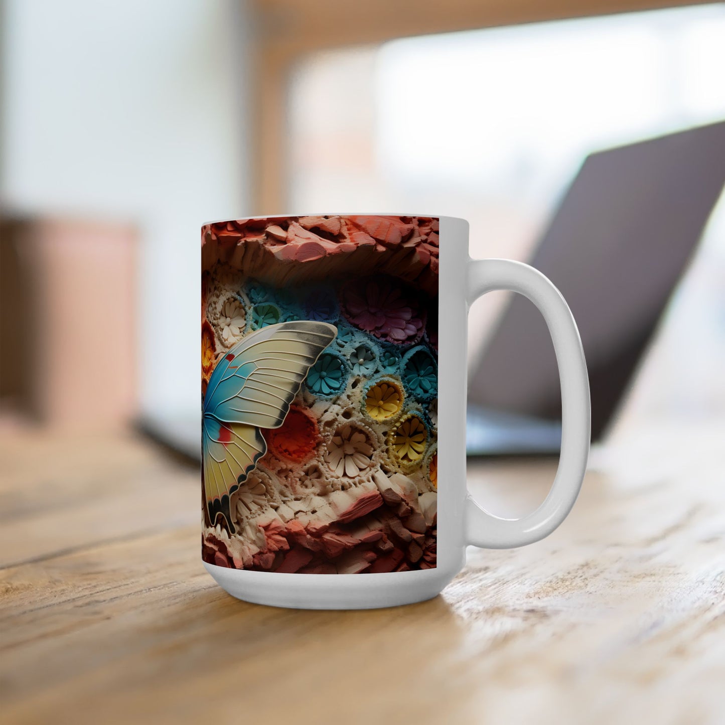 Artistic Mug - Colorful Butterfly 1