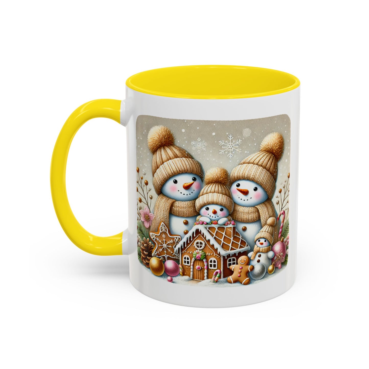 Christmas Mug - Gingerbread Snowman Family 2
