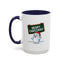 Christmas Mug - Merry Christmas White Text Seal Pup