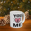 Anniversary Mug - You and Me Pink Heart