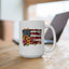 4th of July Mug - Floral AmericanFlag