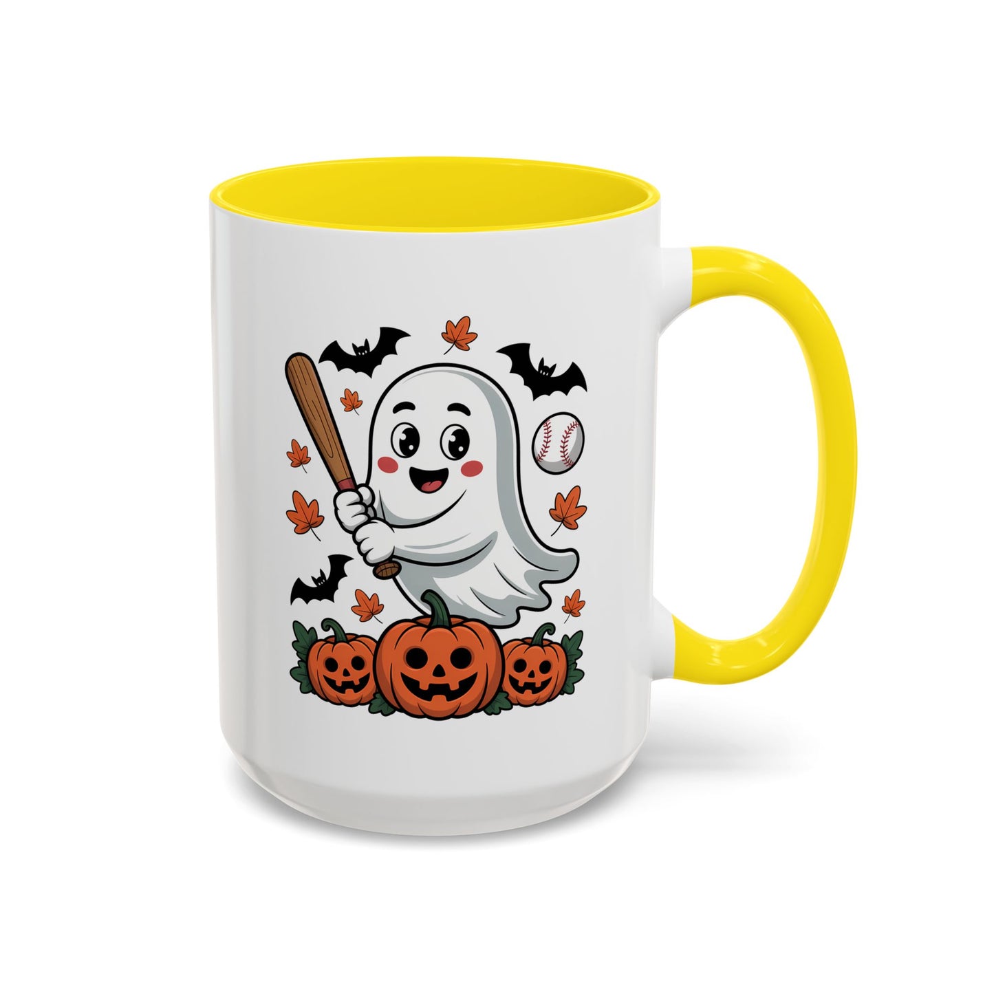 Halloween Mug - Ghost With Baseball Bat
