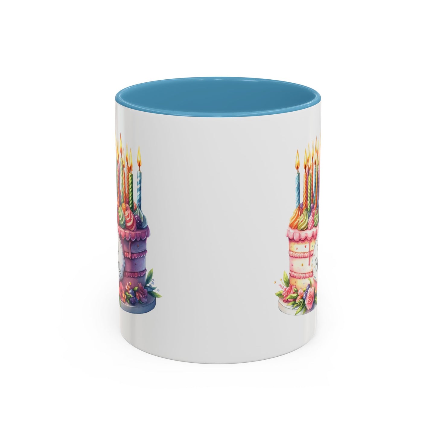 Birthday Mug - Happy Birthday Large Cake With...