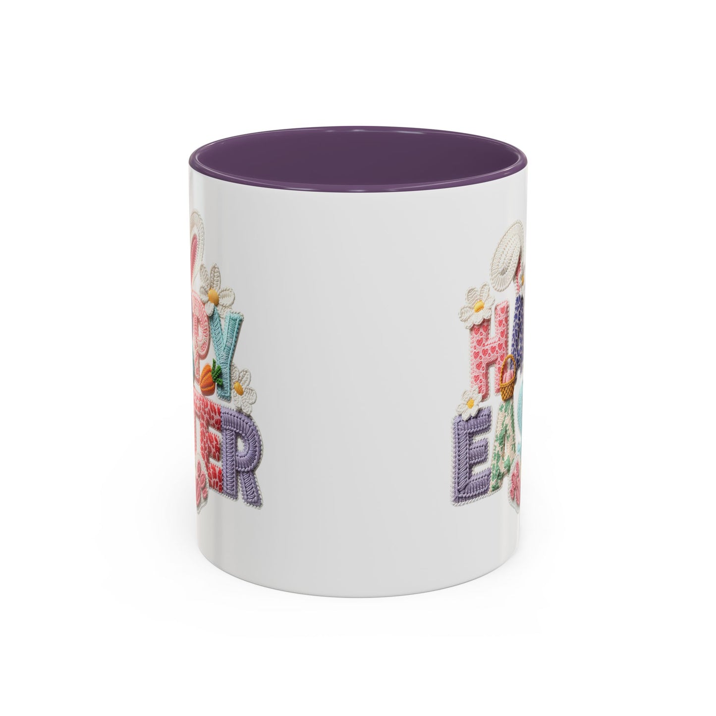 Easter Mug - Happy Easter Latch Yarn