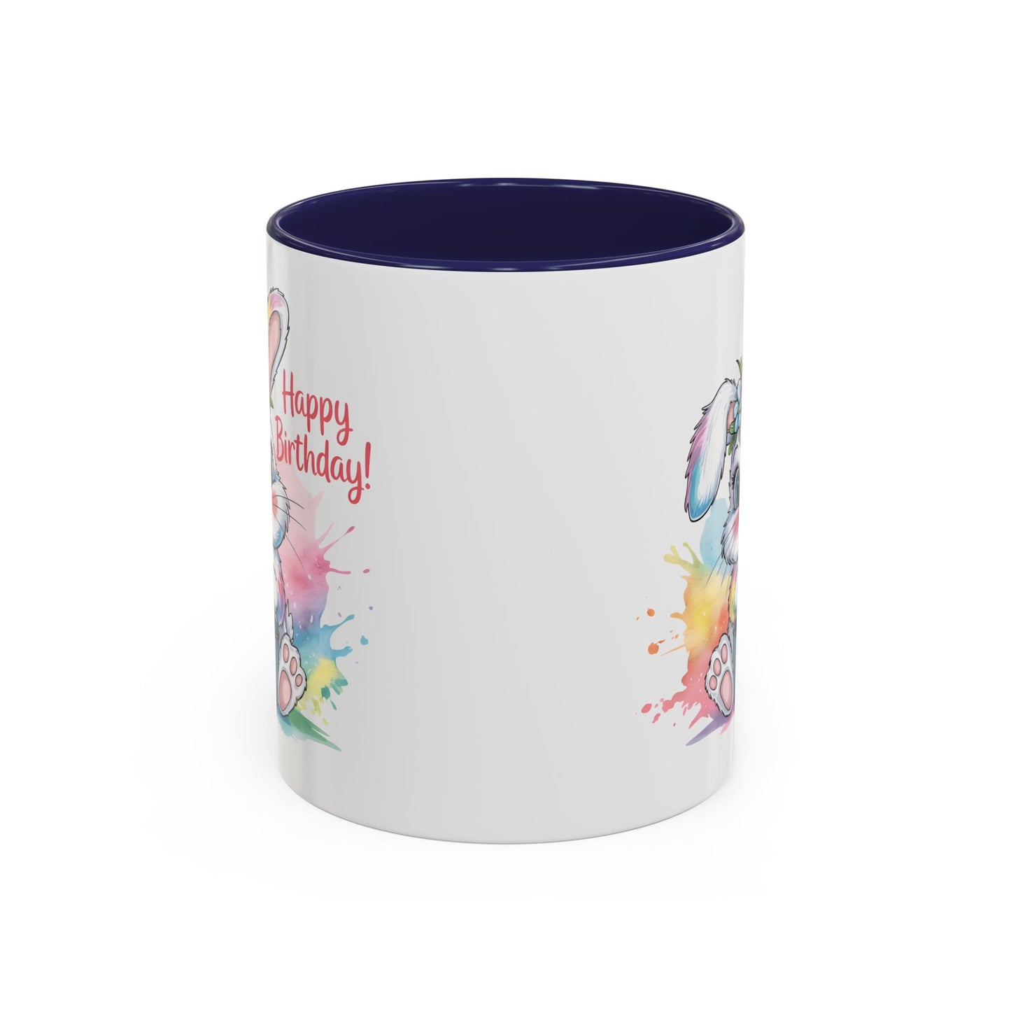Birthday Mug - Happy Birthday Cute Bunny