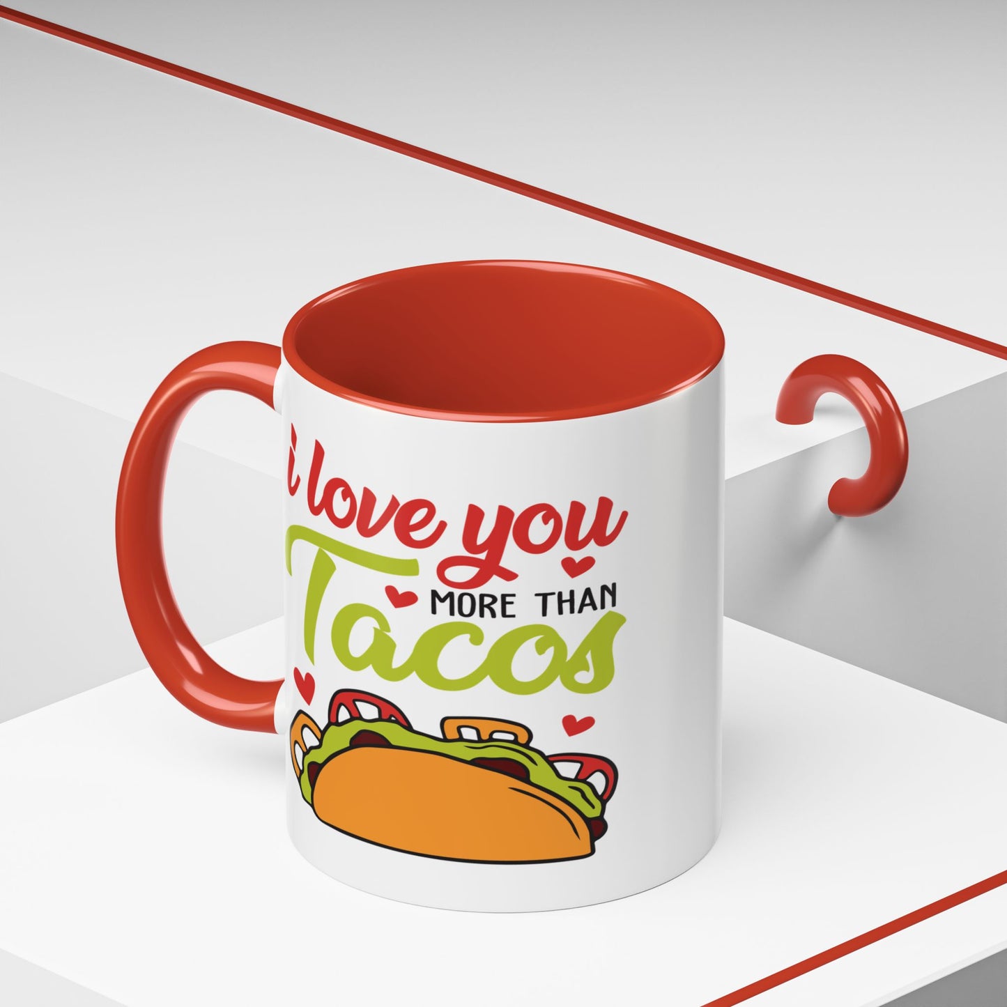 Anniversary Mug - I Love You More Than Tacos