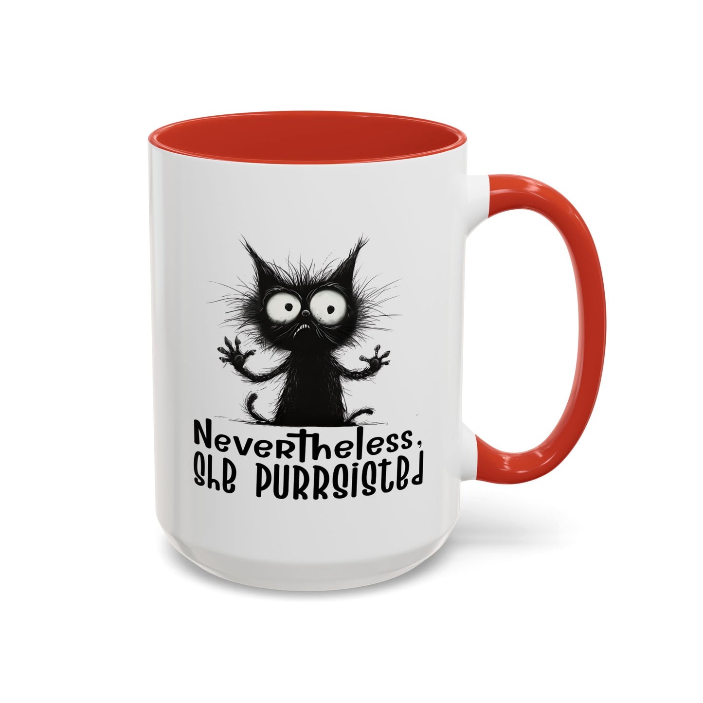 Animal Mug - Nevertheless, She Purrsisted
