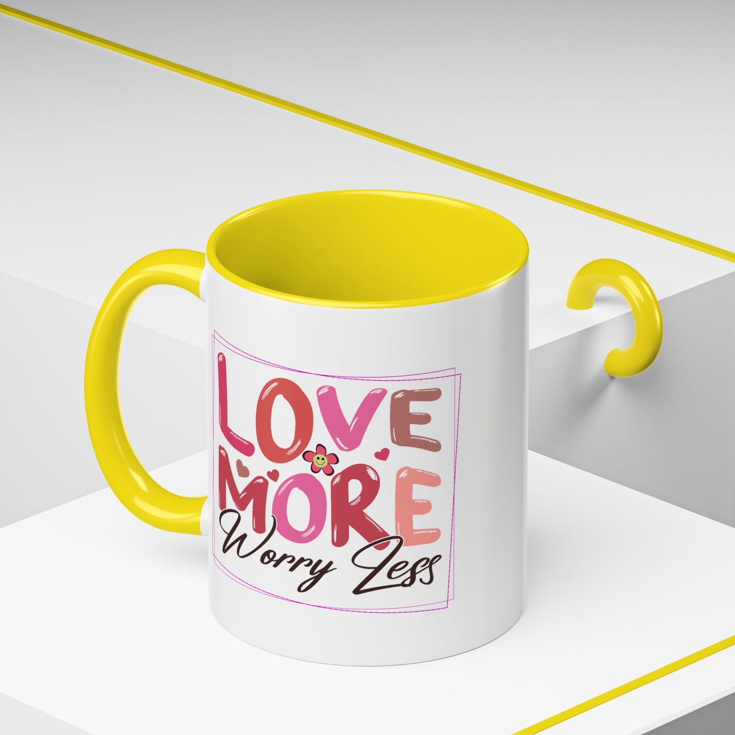 Wellness Mug - Love More Worry Less Frame