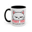 Adult Mug - Fluff You White Cat