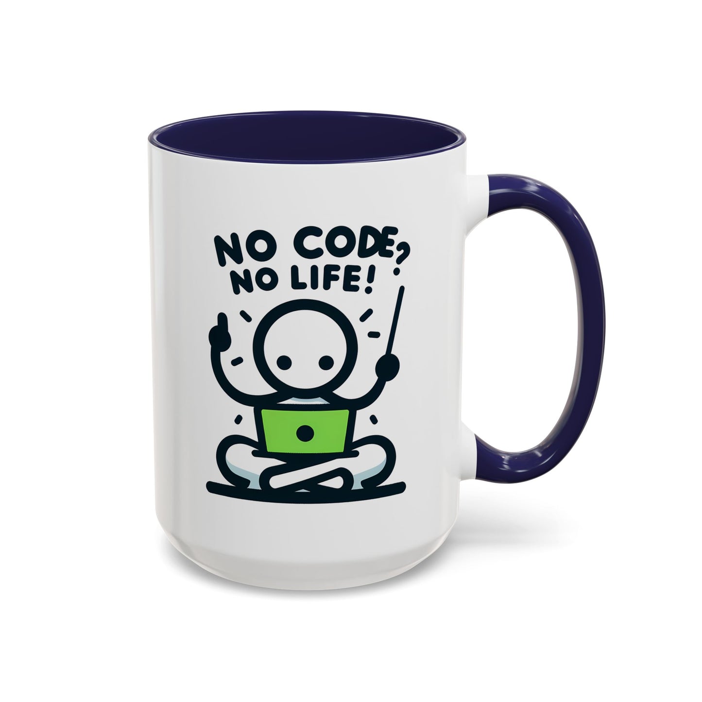 Humor Mug - No Code No Life