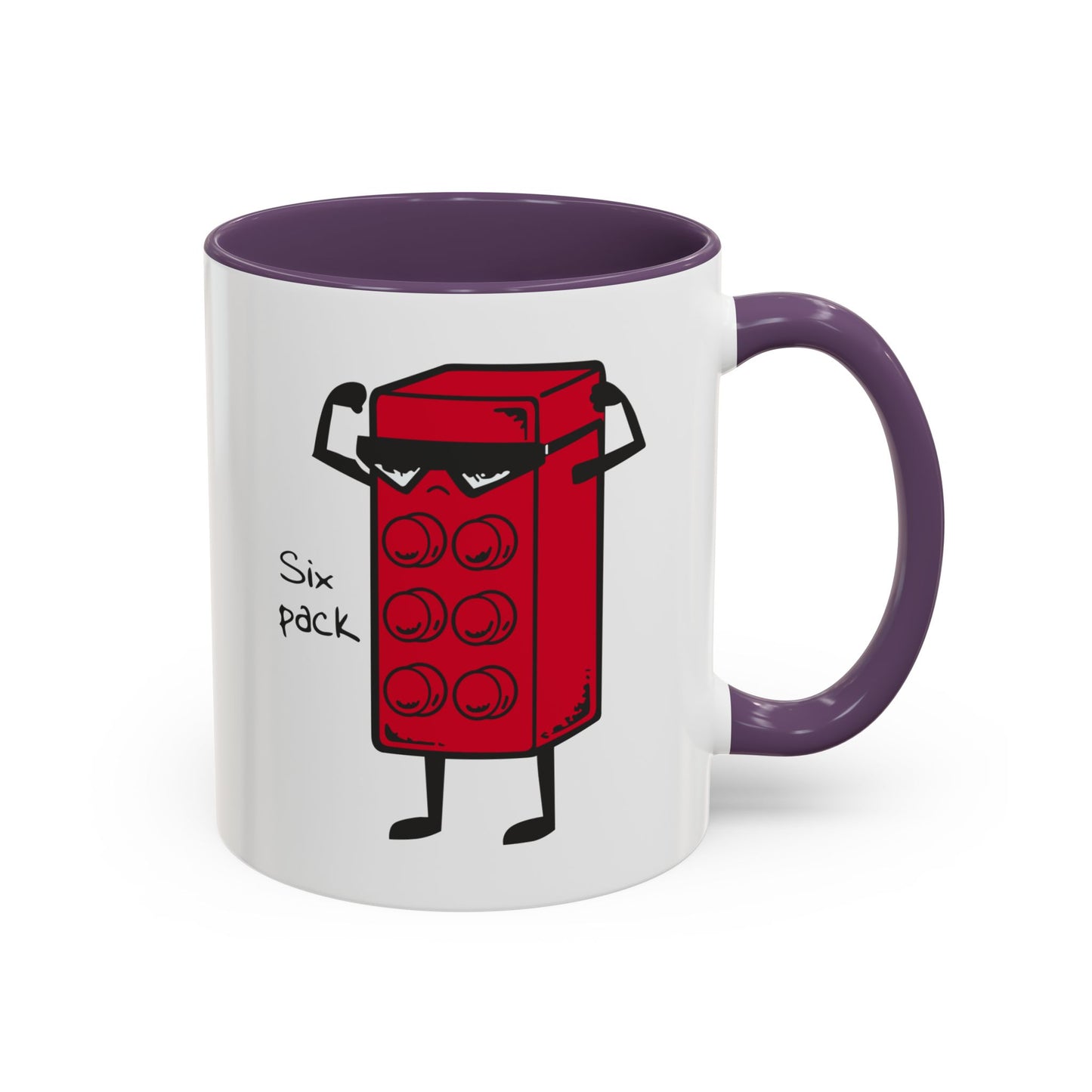 Humor Mug - Six Pack Lego Block