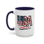 4th of July Mug - USA Since 1776 Gun