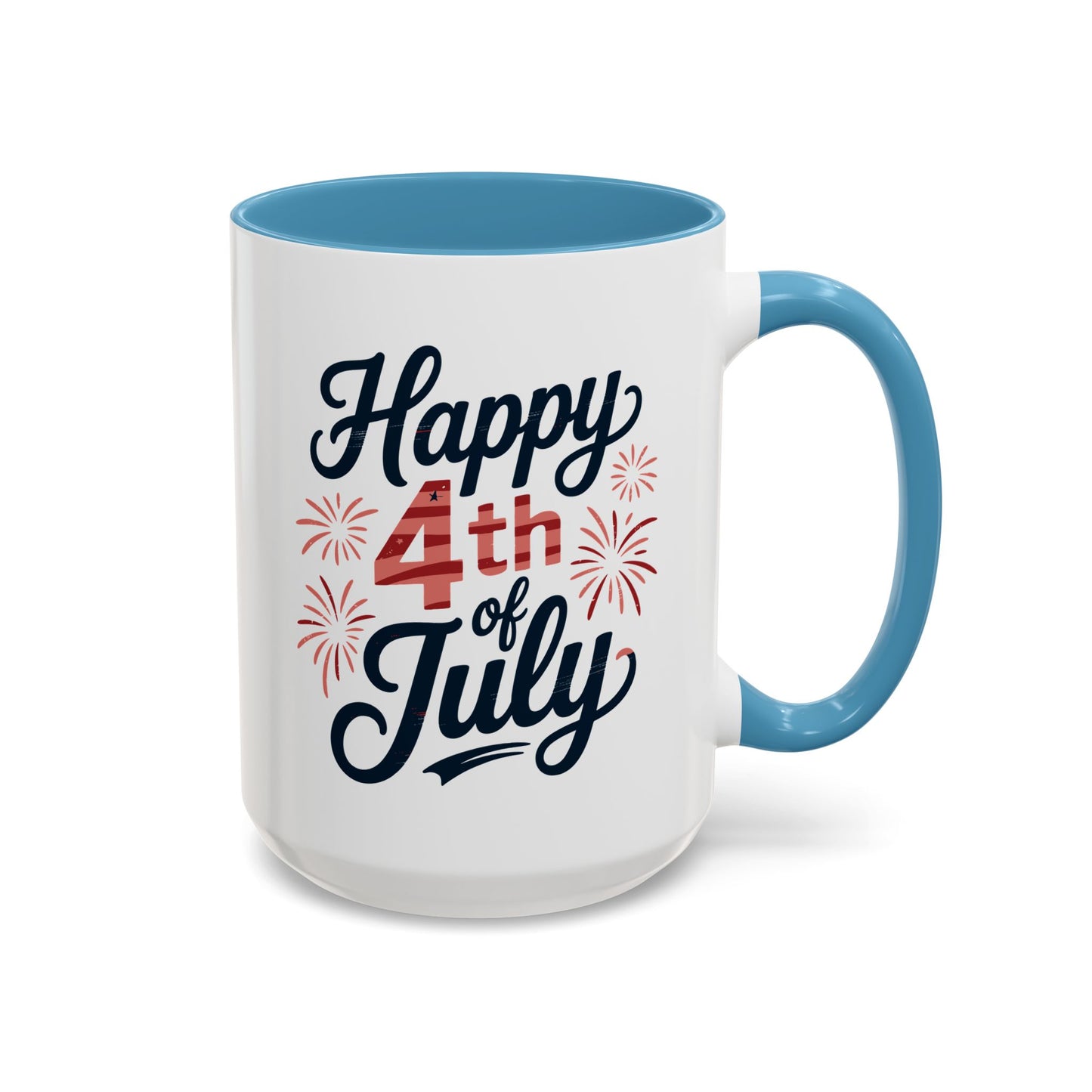 4th of July Mug - Happy 4th of July Fireworks